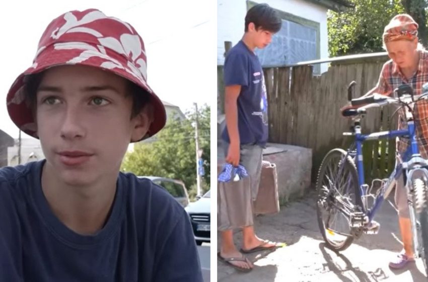  Un garçon de 12 ans parcourait 12 km à vélo tous les jours et vendait du lait pour gagner de l’argent pour la prothèse de sa mère.