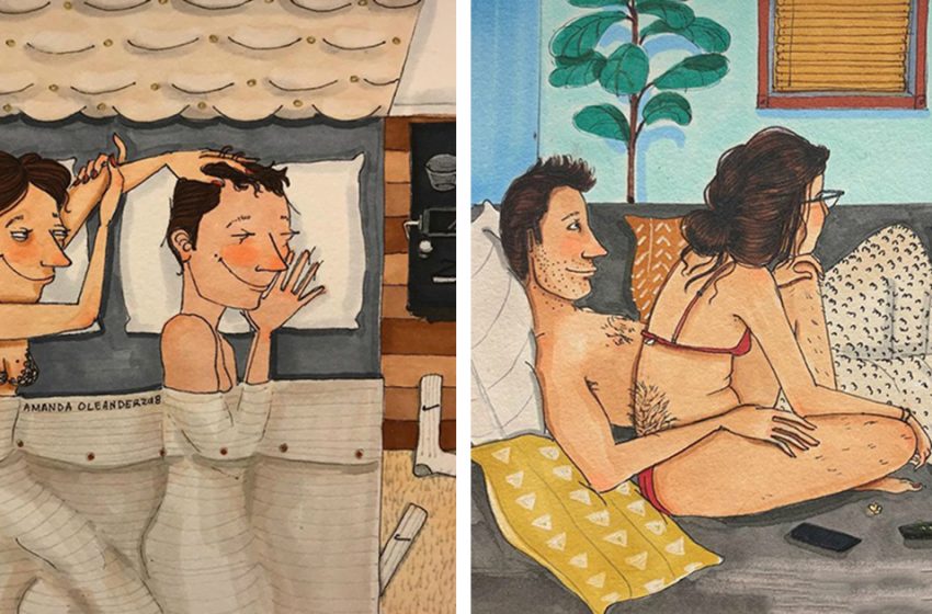  15 illustrations qui montrent à quoi ressemble l’amour quand personne ne regarde