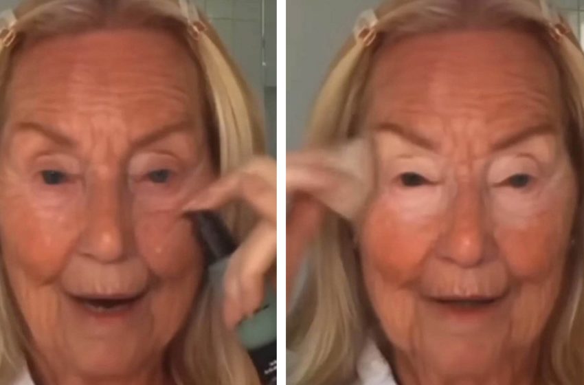  Grand-mère s’est rajeunie pour 30 ans grâce au maquillage