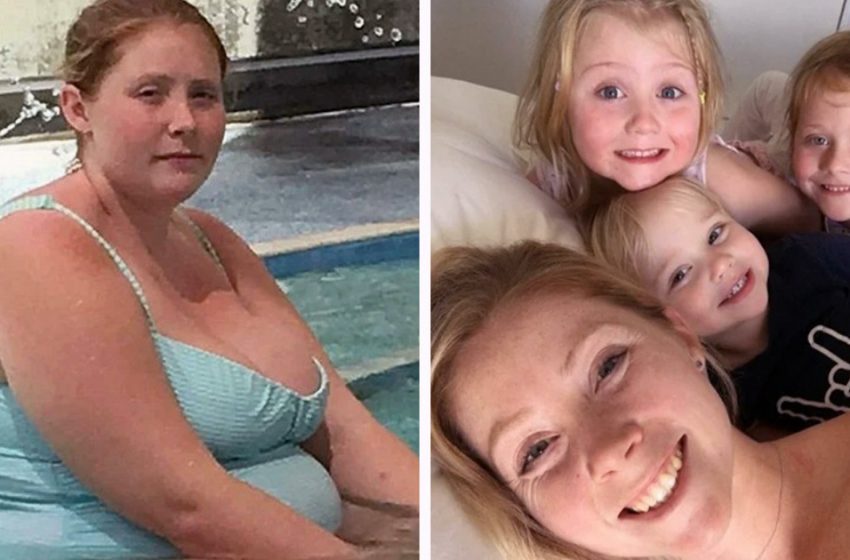  Une mère de trois enfants a réussi à perdre 55 kg en un an. Voici à quoi elle ressemble maintenant.