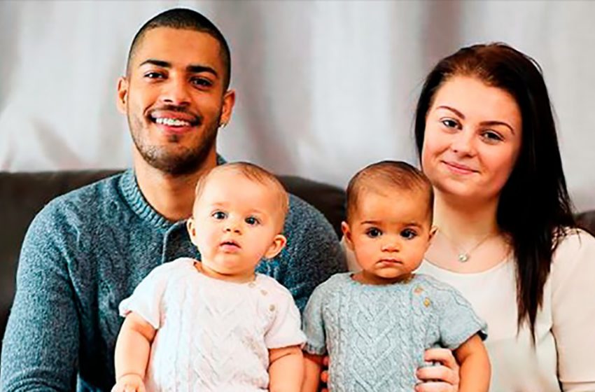  Le couple mixte a eu des jumelles qui étaient tout aussi différentes. Voici à quoi elles ressemblent 6 ans plus tard.