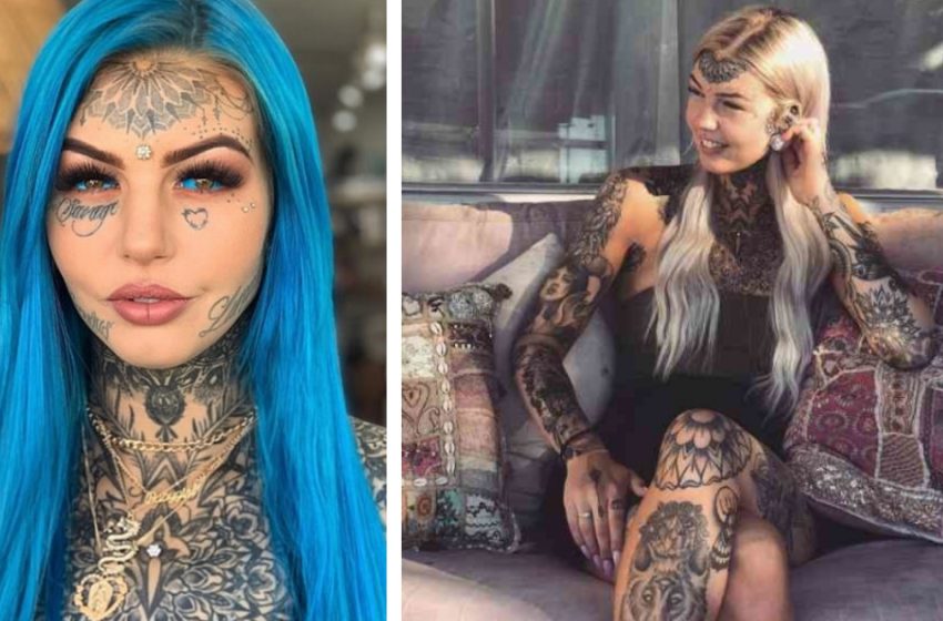  «Blonde aux traits mignons» : À quoi ressemblait la jeune Australienne de 18 ans avant de recouvrir tout son corps de tatouages ?