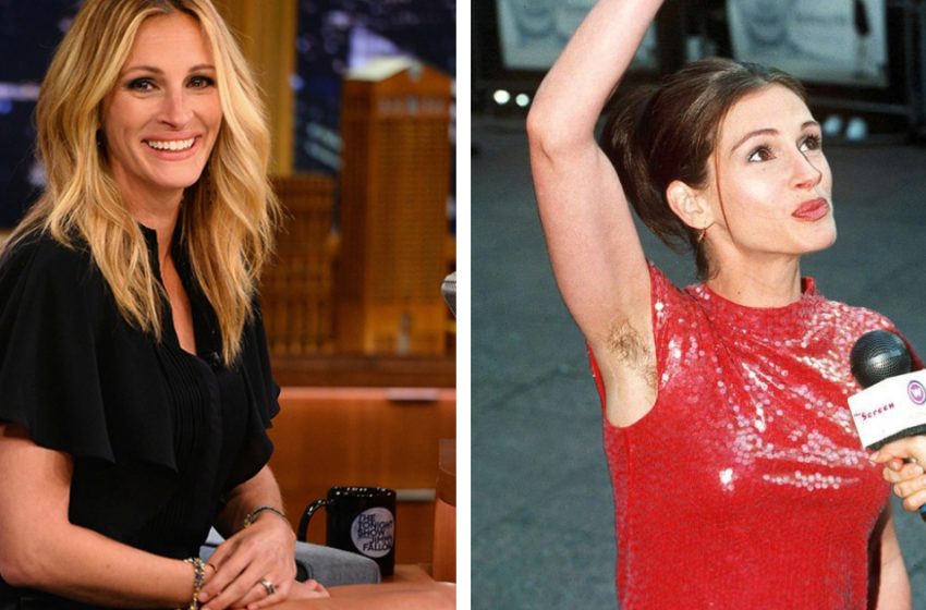  Nous le savons maintenant ! Julia Roberts a expliqué pourquoi elle est apparue sur le tapis rouge il y a 20 ans avec des aisselles non épilées.