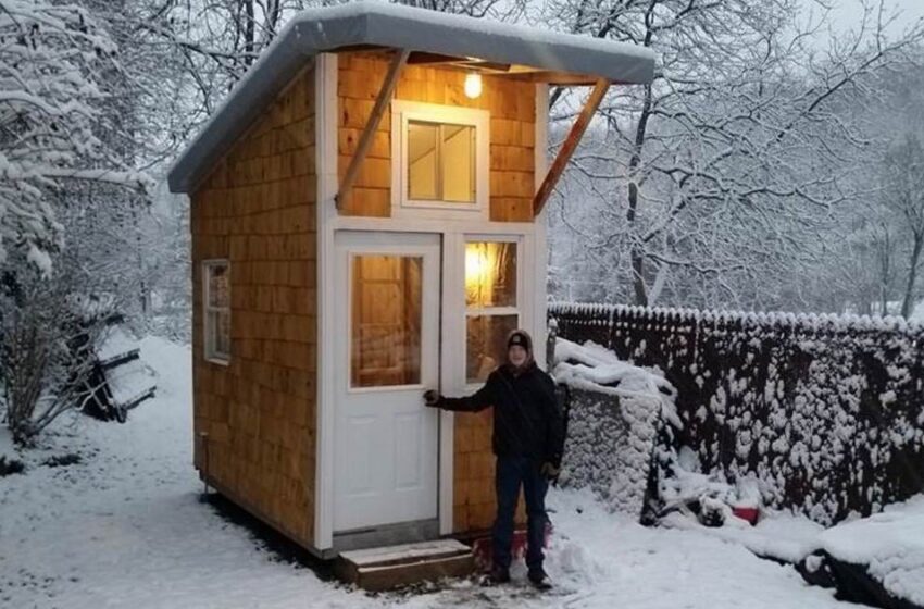  “Hyvin tehty”: 13-vuotiaan teinin takapihalle rakentama pieni talo varmasti vaikuttaa sinuun!