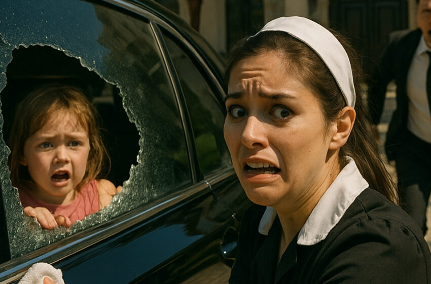  Miljonäärin uusi vaimo ‘unohtaa’ tyttärentytär lukittuna autoon… mutta mitä palvelijatar teki, muutti kaiken ikuisesti.