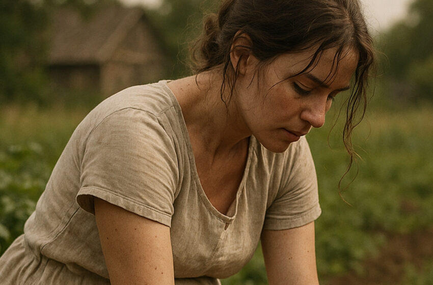  Mies lähti merelle, jättäen raskaana olevan vaimonsa kaivamaan perunoita anoppinsa luo. Se, mitä tapahtui puutarhassa, järkytti koko kylää.