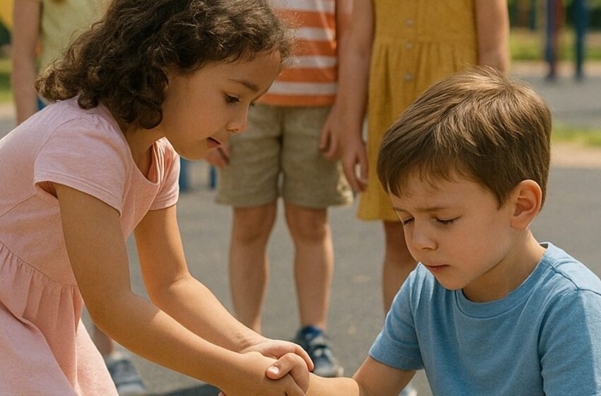  Kaikki nauroivat miljoonamiehen pojalle, kutsuen häntä “robotiksi”, mutta vain yksi tyttö uskalsi puolustaa häntä ja tuli hänen ystäväkseen.