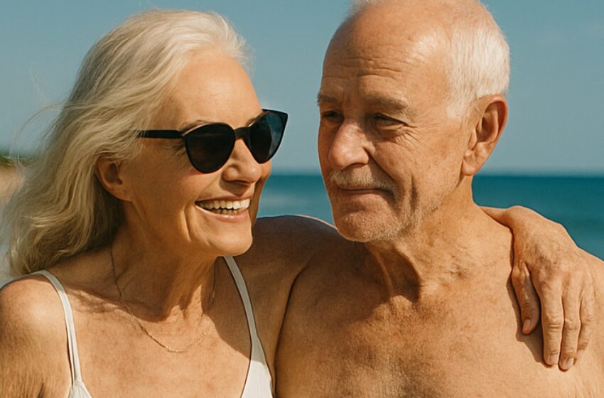  Uimapukuvalokuvani alla, jossa olin mieheni kanssa, oma tyttäreni kirjoitti ilkeitä asioita: päätin opettaa hänelle läksyn.